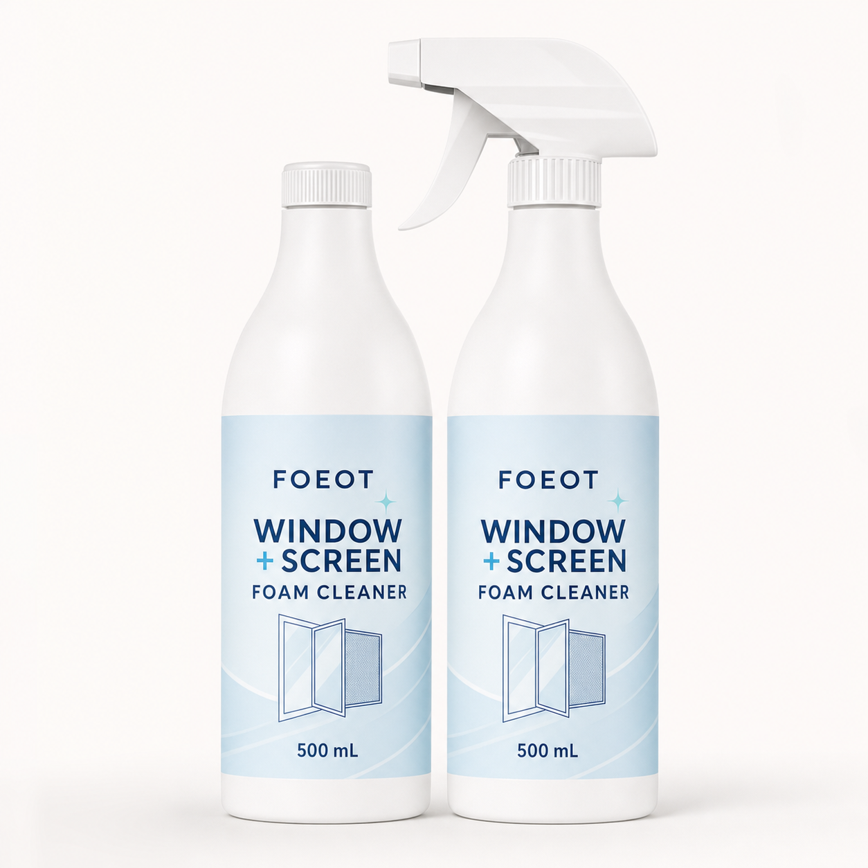 FOEOT Window and Screen Foam Cleaner 500 mL bottles