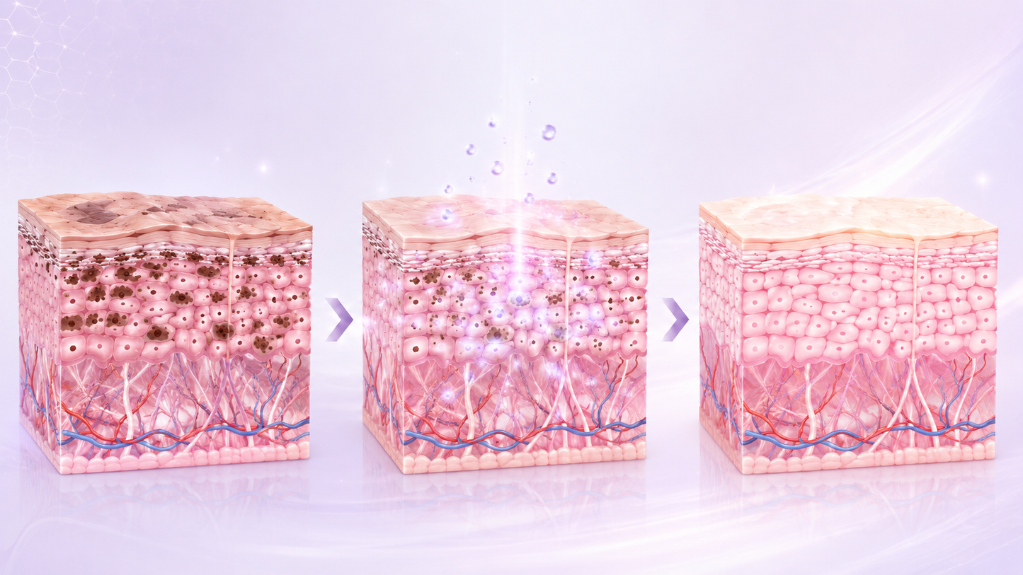 Comfort-first approach to consistent dark spot care