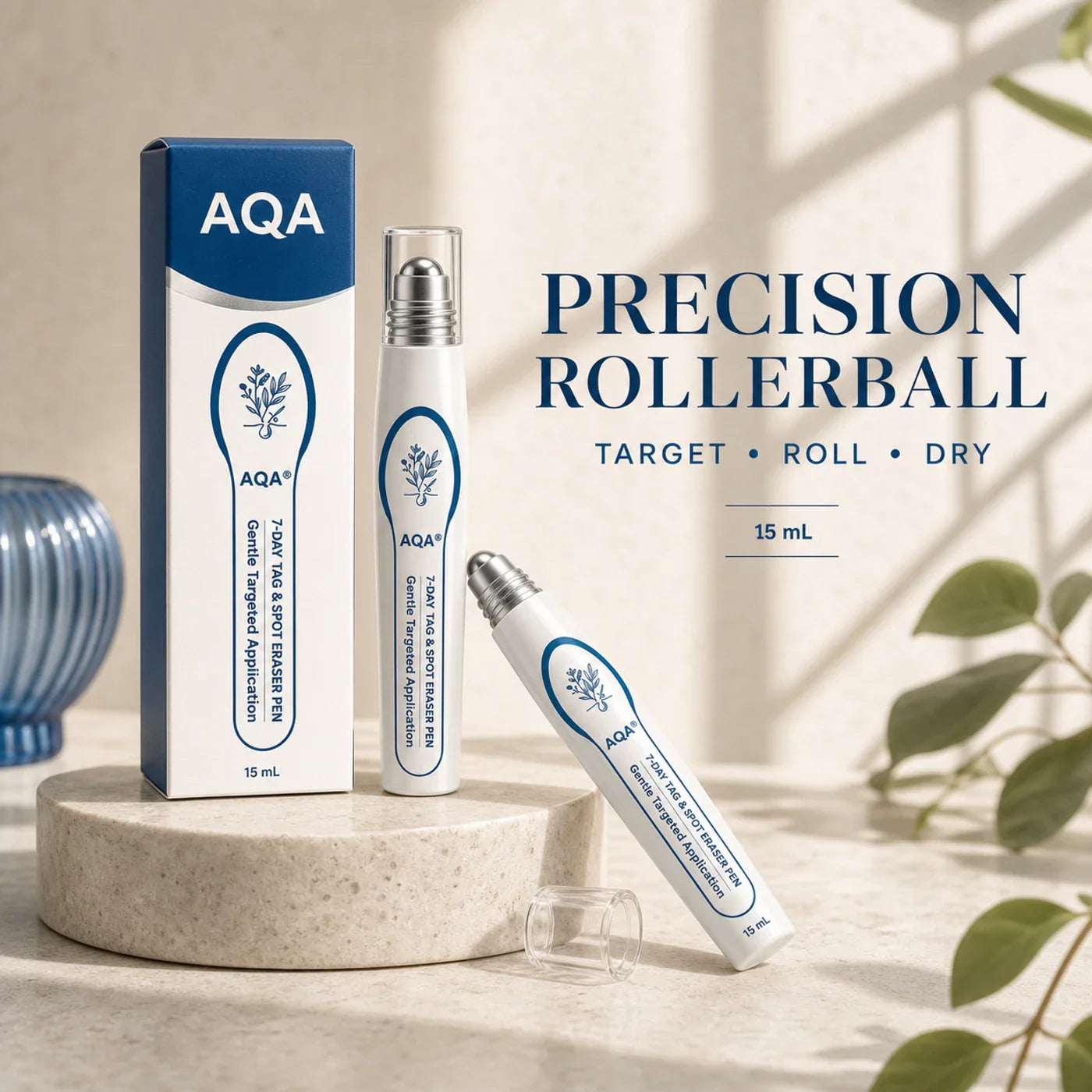 AQA Precision Rollerball premium product set with 15 mL pen