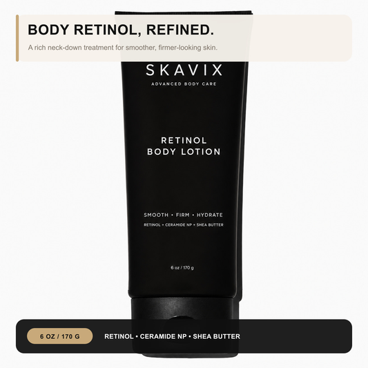 SKAVIX Retinol Body Lotion for smoother firmer-looking body skin