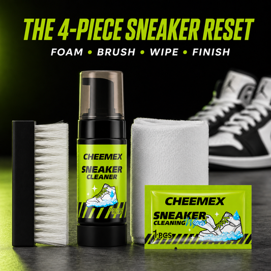 CHEEMEX four-piece sneaker cleaning kit hero