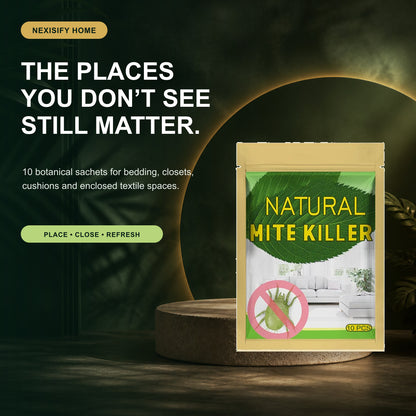 NEXISIFY Natural Mite Control premium botanical home-care hero