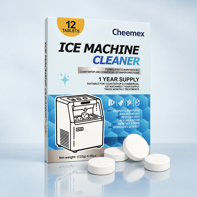 Cheemex Ice Machine Cleaner Tablets — 12 Count