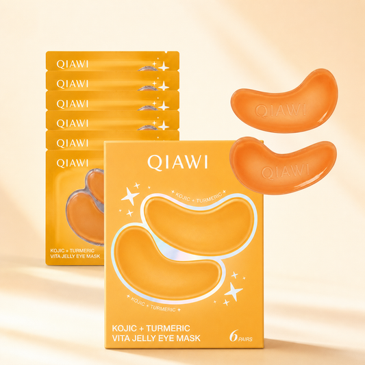 QIAWI Kojic and Turmeric Vita Jelly Eye Mask 6-pair product hero
