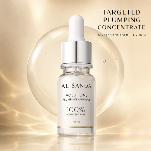 ALISANDA Volufiline Plumping Ampoule 10 mL product master with targeted plumping concentrate headline