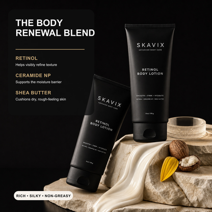 SKAVIX body renewal blend with retinol ceramide NP and shea butter
