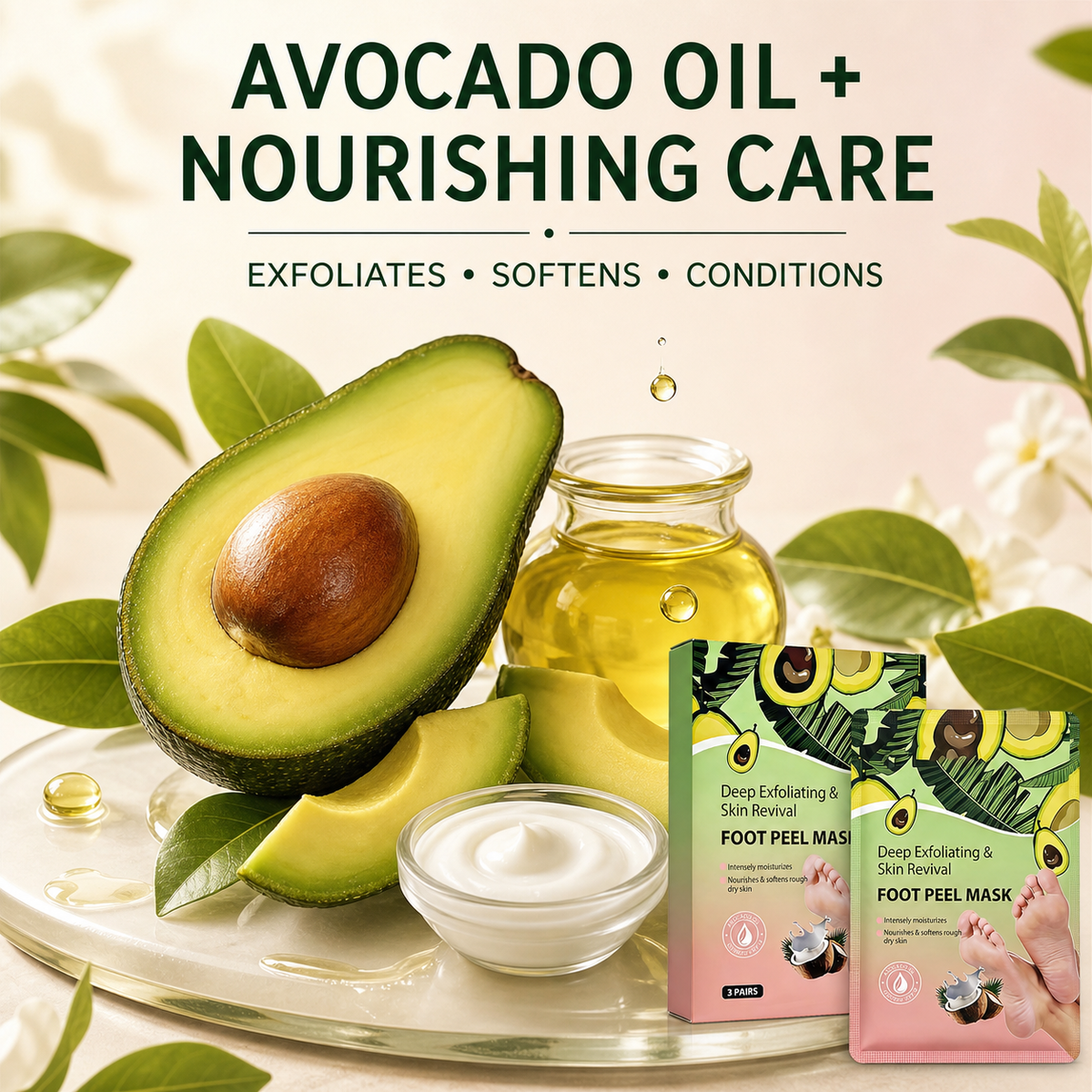 Avocado oil and nourishing foot care ingredient story