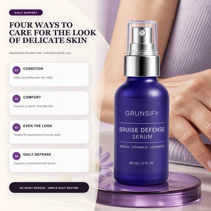 Four appearance-focused benefits for delicate mature-looking skin