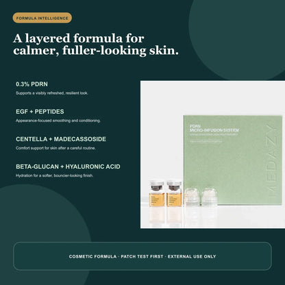 MEDAZY PDRN cosmetic serum ingredient system