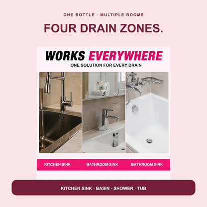 Fresh pink kitchen sink bathroom basin shower and tub drain use guide