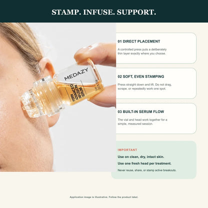 How to press and lift the MEDAZY micro-infusion head