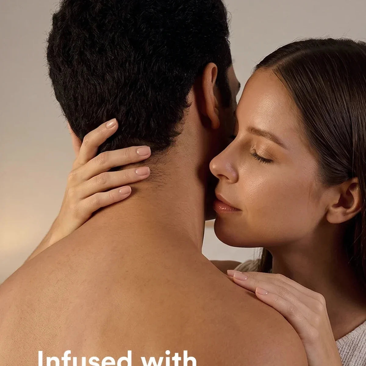 Confident couple sharing a close social moment