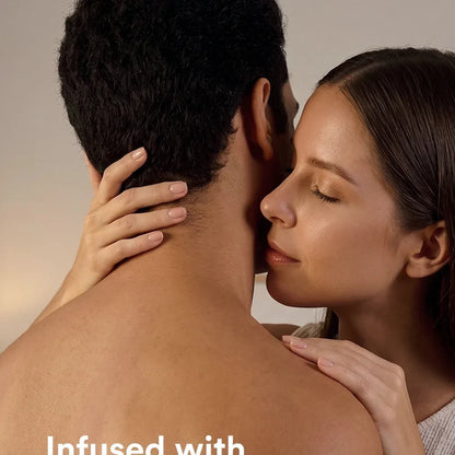 Confident couple sharing a close social moment