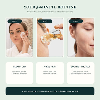 Three-step MEDAZY PDRN micro-infusion routine