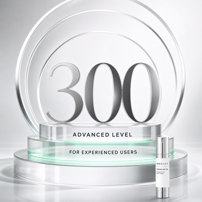 MEDAZY Renewal Shot 300 advanced level visual with a small secondary product bottle