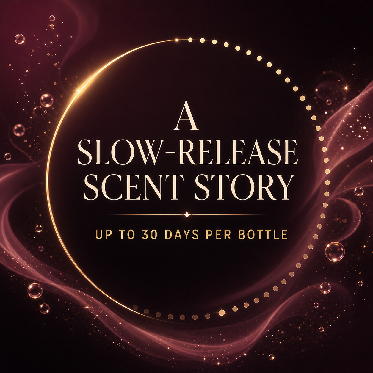 Up to thirty day slow release car fragrance timeline