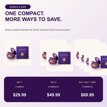 ALISANDA concealer bundle choices and savings