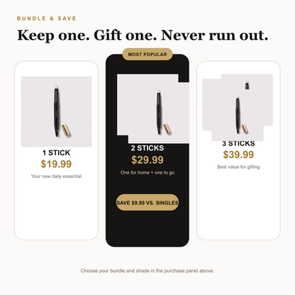 QIAWI brow lifting stick bundle and savings options