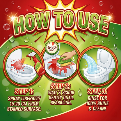 NESLEMY🔥Bathroom Cleaner for Tough Toilet & Sink Stains
