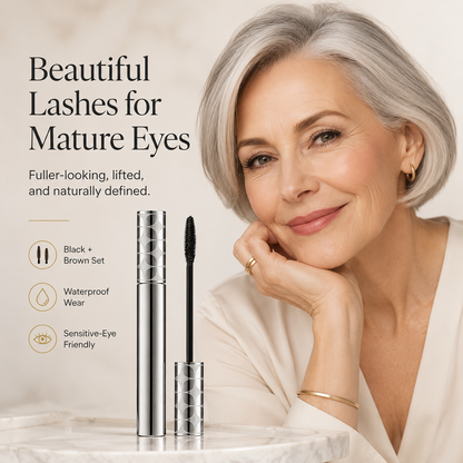 Mature Lash Mascara Set ,Make Your Eyes Look Brighter, Softer & More Beautiful Instantly
