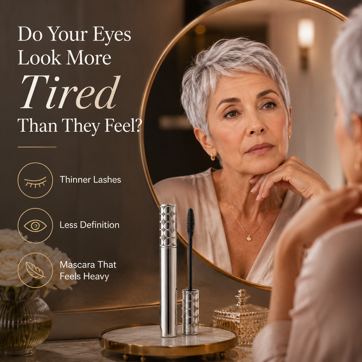 Mature Lash Mascara Set ,Make Your Eyes Look Brighter, Softer & More Beautiful Instantly