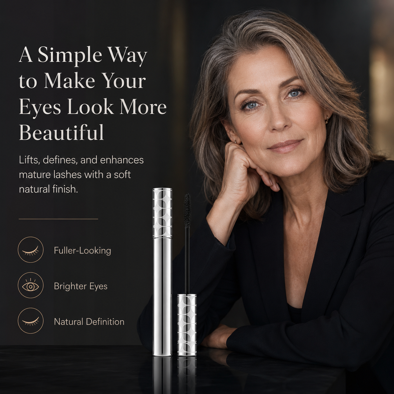 Mature Lash Mascara Set ,Make Your Eyes Look Brighter, Softer & More Beautiful Instantly