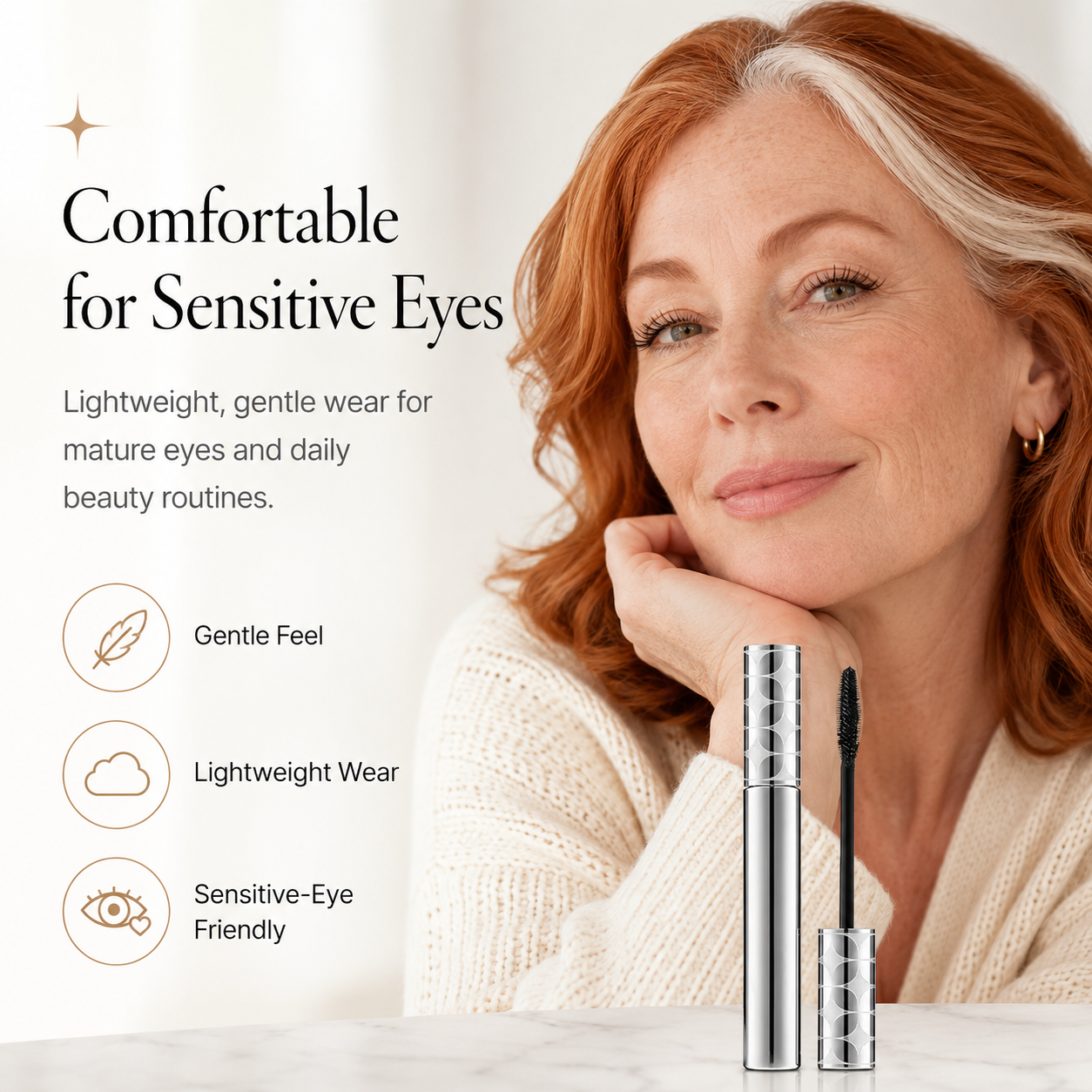 Mature Lash Mascara Set ,Make Your Eyes Look Brighter, Softer & More Beautiful Instantly