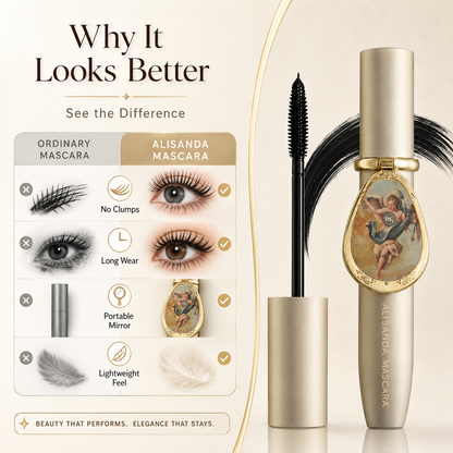 24H Waterproof Mascara With Portable Mirror