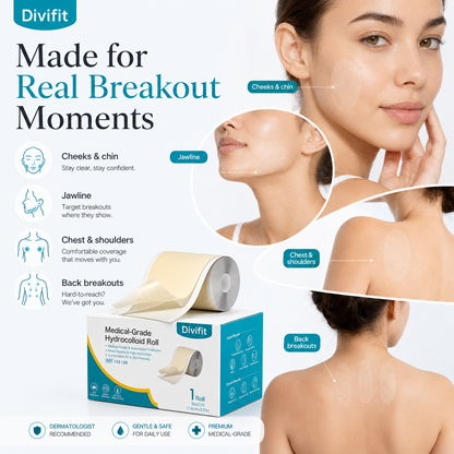 Divifit Hydrocolloid Acne Care Bandage Roll