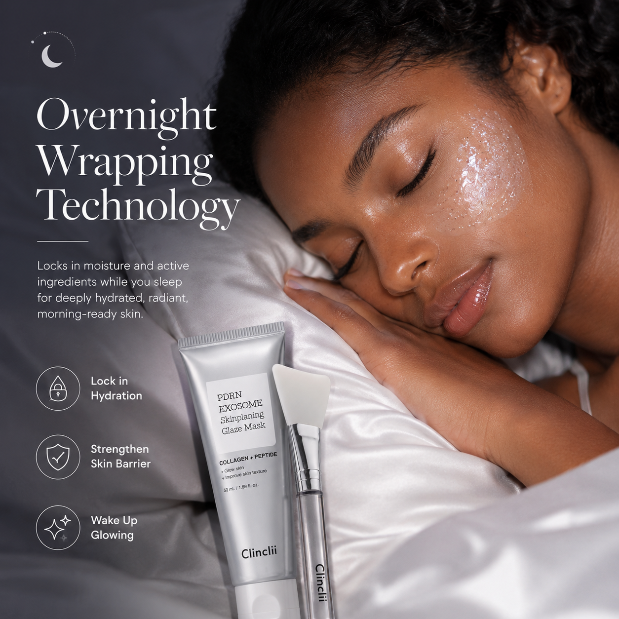 Clinclii PDRN Exosome Glaze Wrapping Mask