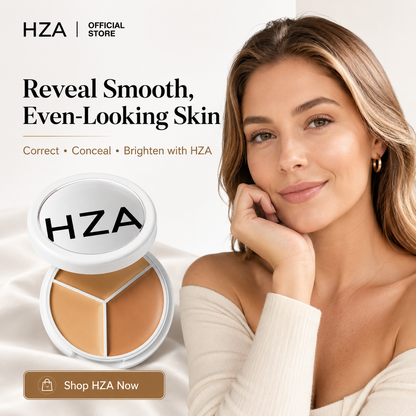 HZA 3-Color Concealer Cream Palette