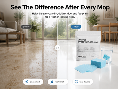 Multiple Effect The Floor Clean Tablets for Mopping, FreshDrop Cleaner