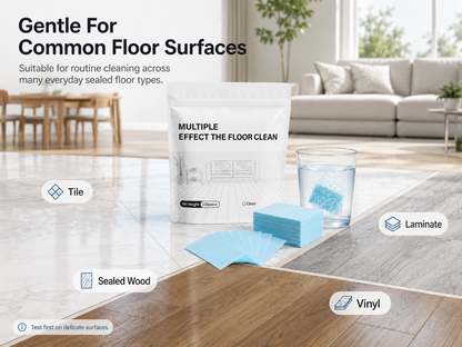 Multiple Effect The Floor Clean Tablets for Mopping, FreshDrop Cleaner