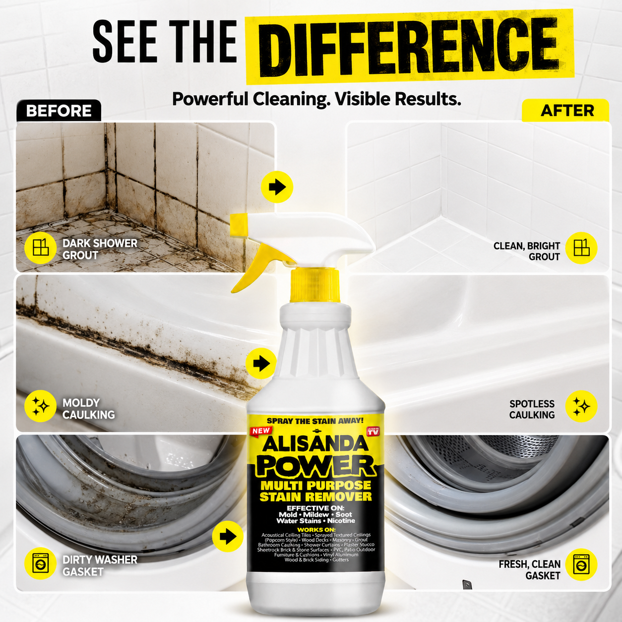 Alisanda Power Multi-Purpose Stain Remover Landing Page