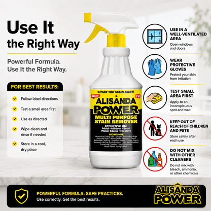 Alisanda Power Multi-Purpose Stain Remover Landing Page