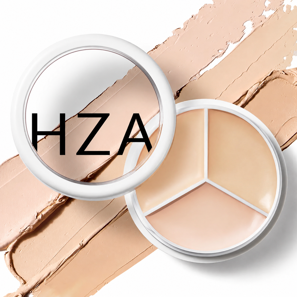 HZA 3-Color Concealer Cream Palette