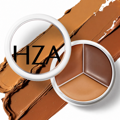 HZA 3-Color Concealer Cream Palette