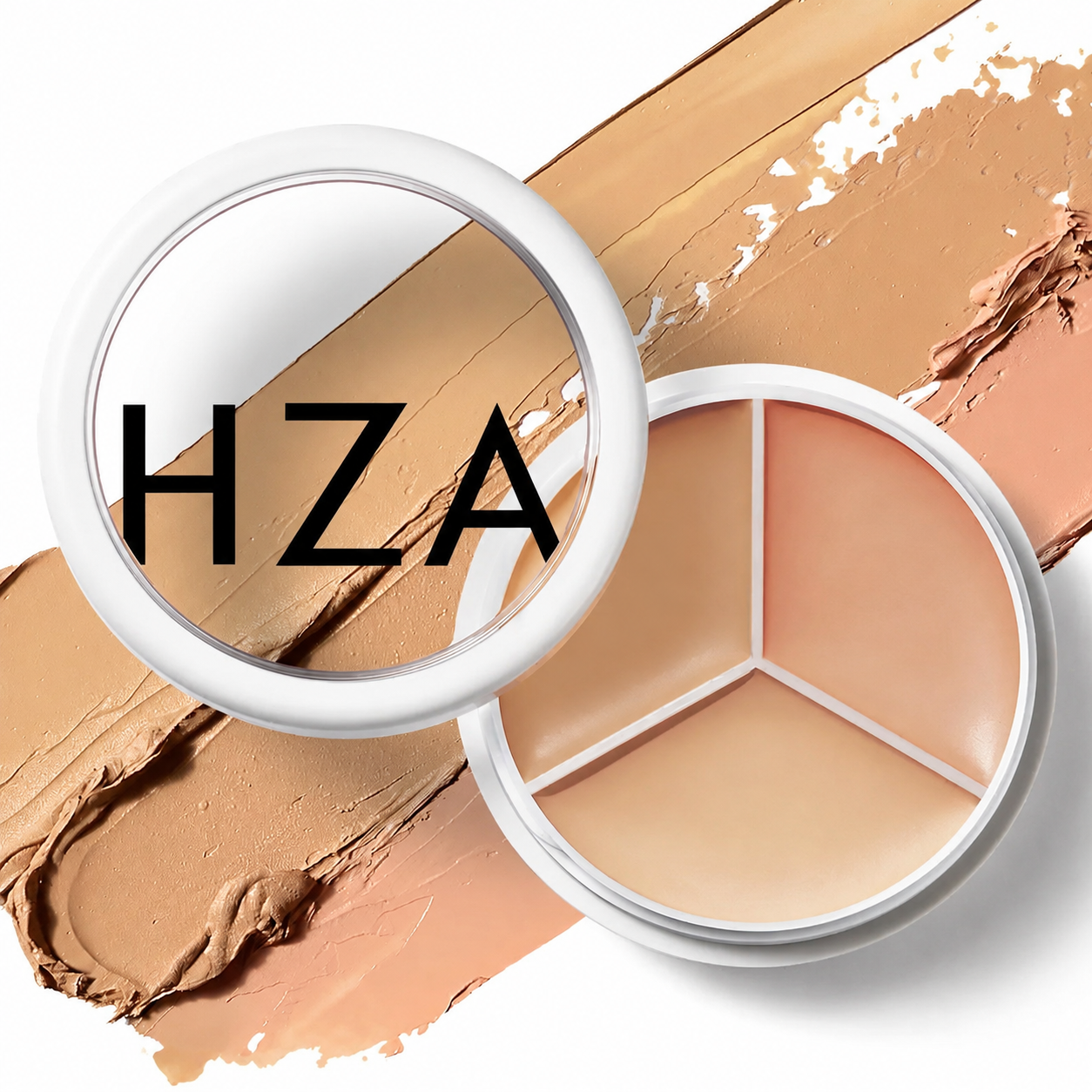 HZA 3-Color Concealer Cream Palette