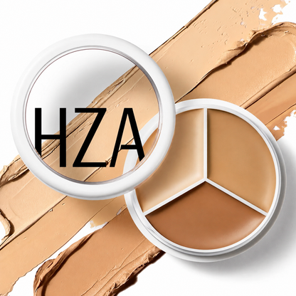HZA 3-Color Concealer Cream Palette