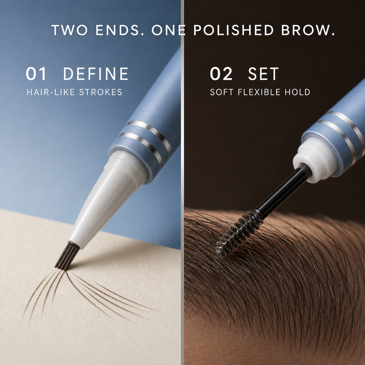 ALISANDA Brow Architect Duo two-end feature