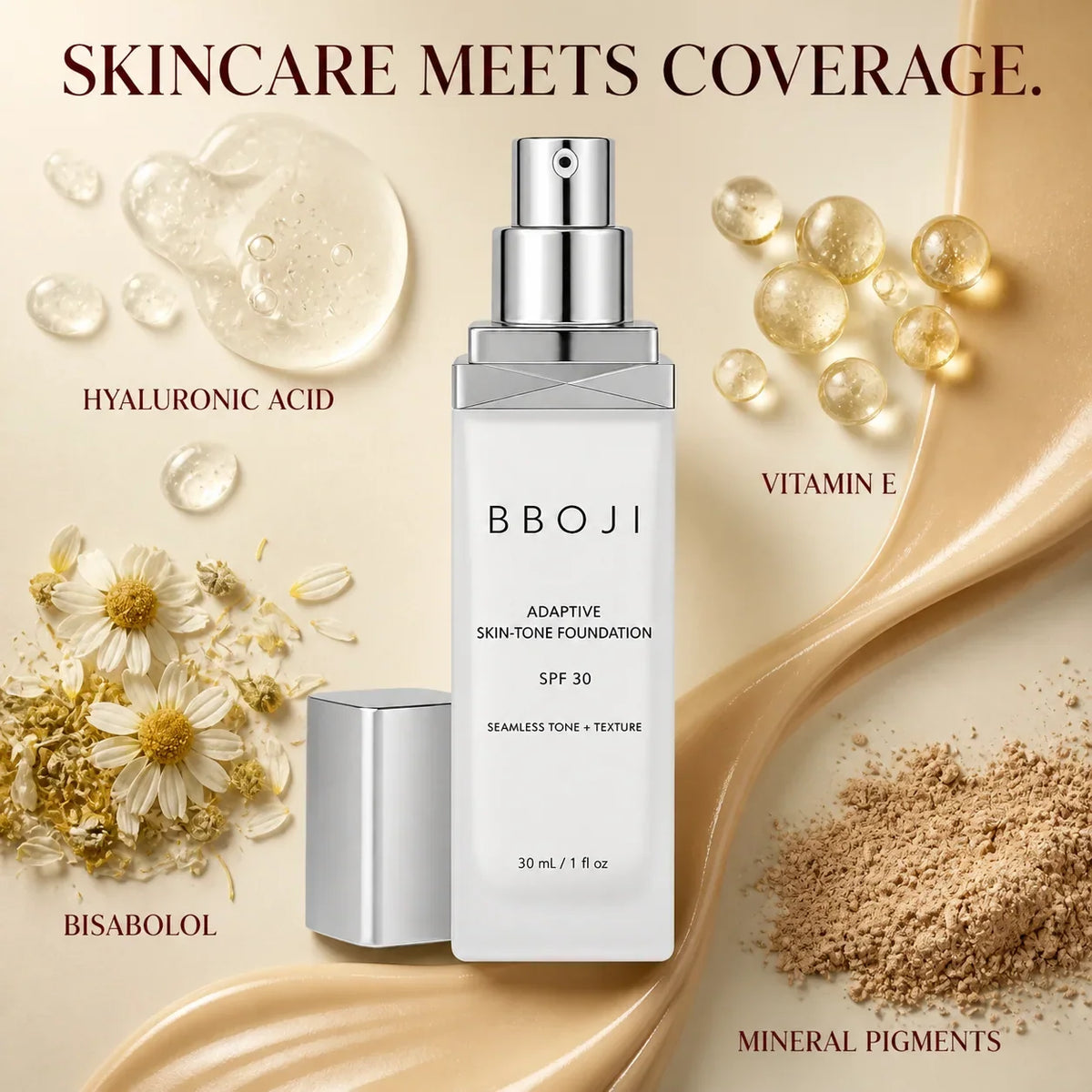 BBOJI foundation skincare-supporting ingredient story