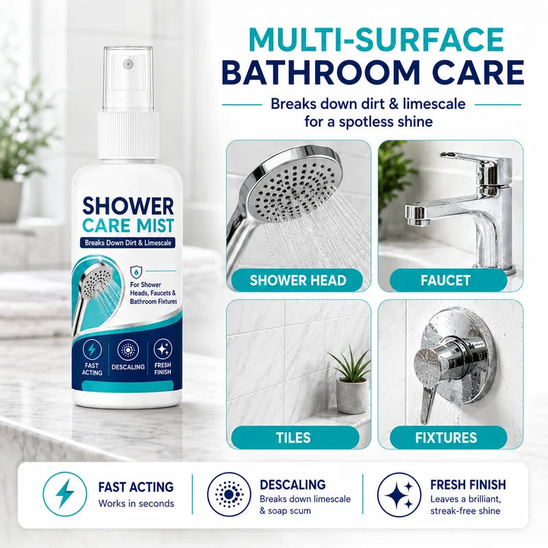 Bathroom care for showerheads faucets tiles and compatible fixtures