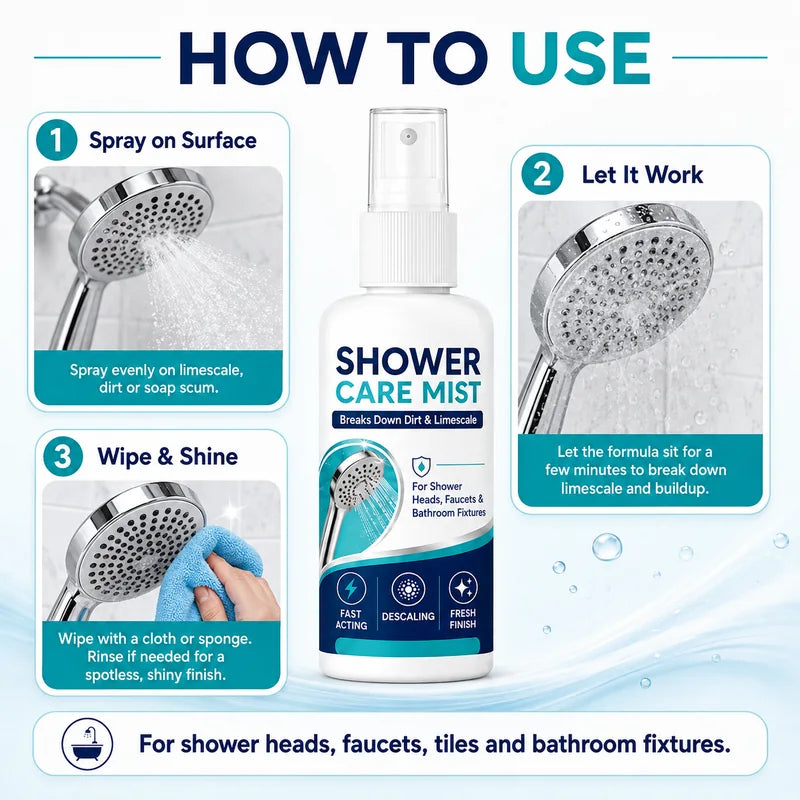 Spray allow label-directed contact time then wipe and rinse guide