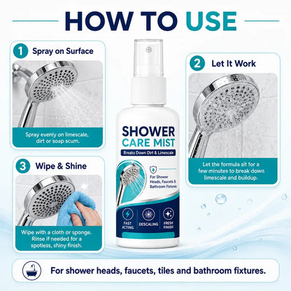 Spray allow label-directed contact time then wipe and rinse guide