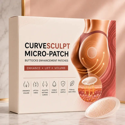 CURVESCULPT Micro-Patch actual product box and transparent circular patch
