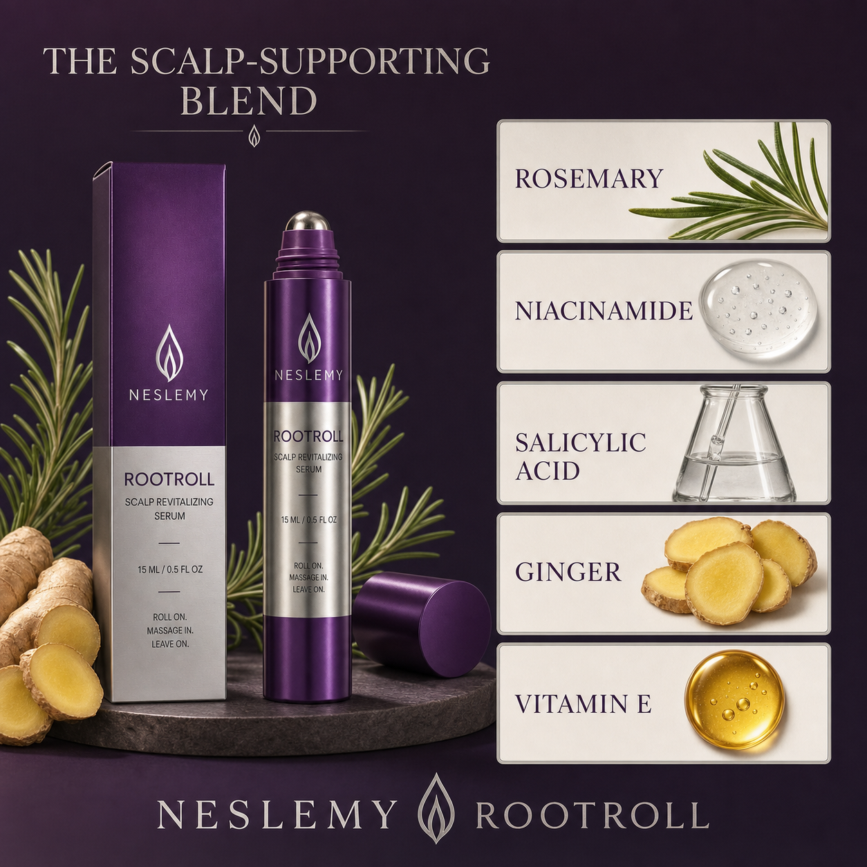 NESLEMY RootRoll ingredients image